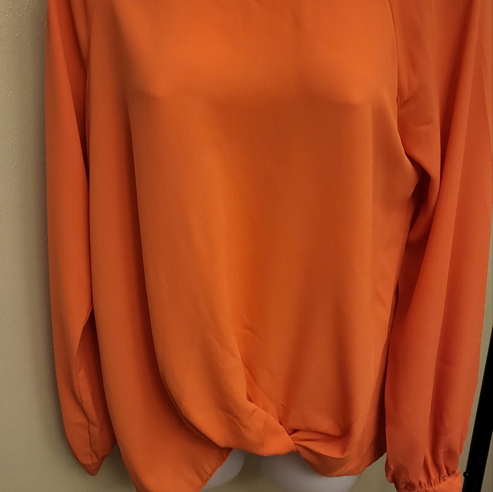 Orange blouse